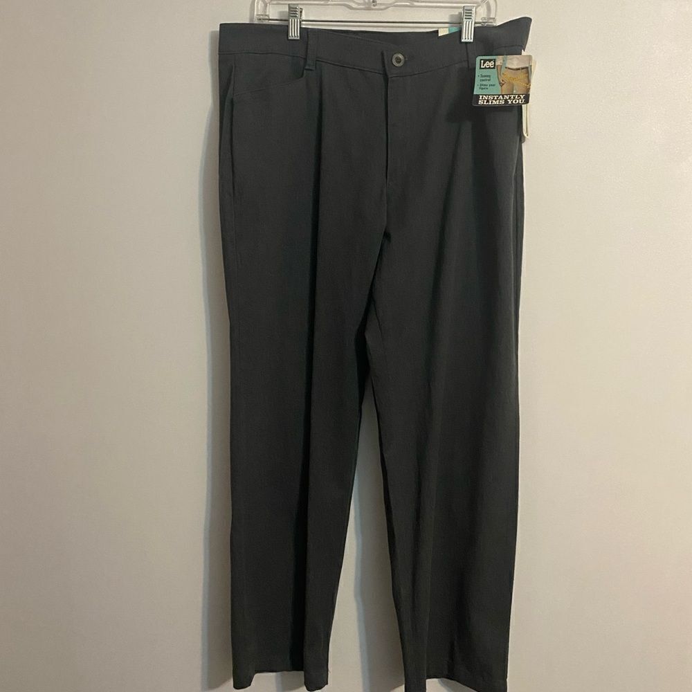 Lee Gray Relaxed Fit Straight Leg pants, size 16M